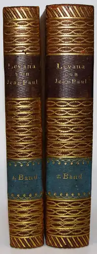 Jean Paul, Levana oder Erziehungslehre - 1807 ERSTE AUSGABE - Pädagogik