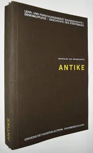 Grassnick, Antike - Baugeschichte/Denkmalpflege/Geschichte des Städtebaues 1978