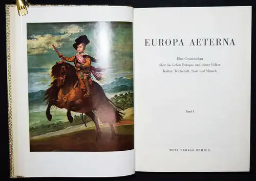 Metz, Europa aeterna KULTURGESCHICHTE HANDEINBAND - HANDEINBÄNDE 