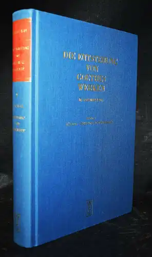 GOETHE - Mommsen, Entstehung von Goethes Werken  Cäcilia – Dichtung und Wahrheit