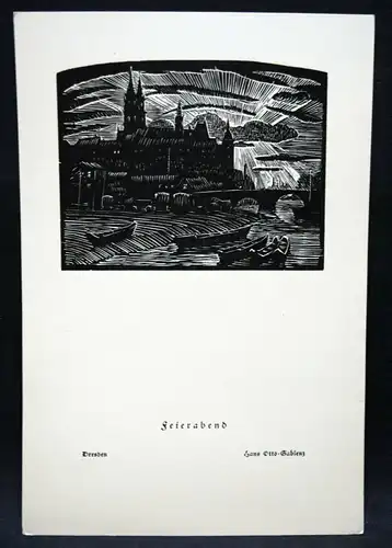 Otto-Gablenz - Vom Jahreslauf ORIG.-HOLZSCHNITTE EXPRESSIONISMUS 