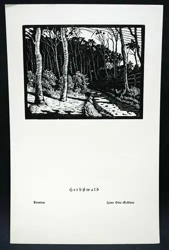 Otto-Gablenz - Vom Jahreslauf ORIG.-HOLZSCHNITTE EXPRESSIONISMUS 