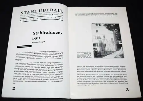 Spiegel, Der Stahlhausbau BAUHAUS - STAHLBAU - STAHLMÖBEL