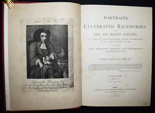 Taunton, Portraits of celebrated racehorses...1887 PFERD PFERDE REITSPORT