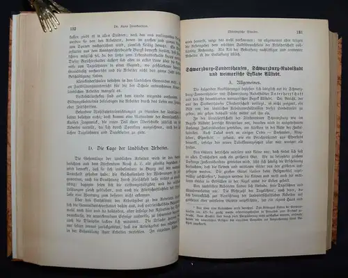 Die Verhältnisse der Landarbeiter in Hohenzollern, im Reg.-Bezirk Wiesbaden 1892