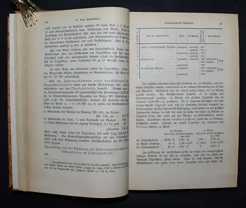 Die Verhältnisse der Landarbeiter in Hohenzollern, im Reg.-Bezirk Wiesbaden 1892