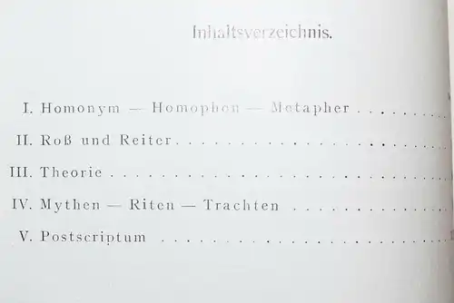 Robicsek, Sprache, Mensch und Mythos - 1932 - ERSTE AUSGABE