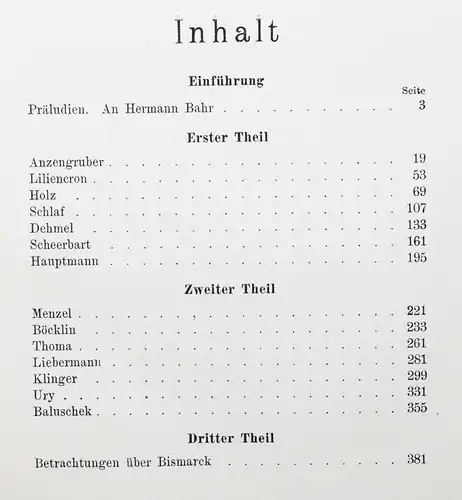 Servaes, Praeludien - ERSTE AUSGABE - 1899 PERGAMENT-EINBAND