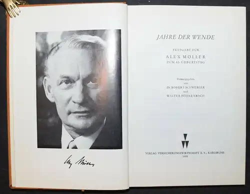 Möller, Unruhige Zeiten - Autobiographie - 1963