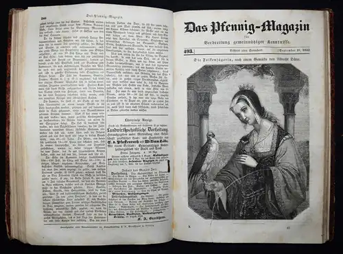 Daguerreotypie 1842 – Neueste Fortschritte...In: Das Pfennig-Magazin ZEITSCHRIFT