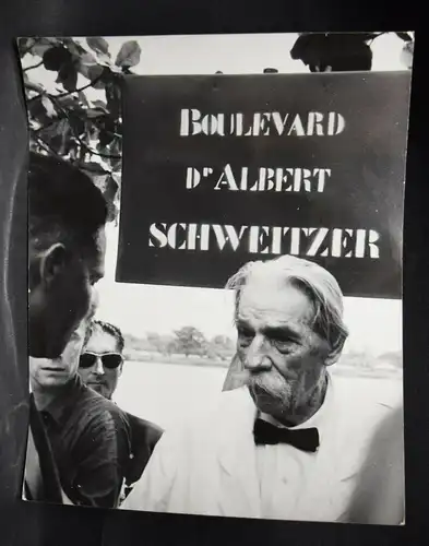 Albert Schweitzer, Original-Photographie von Victor Borlandelli 1965 Photograph