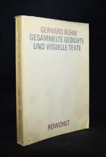 Rühm, Gesammelte Gedichte und visuelle Texte SIGNIERT - TYPOGRAPHIE - 