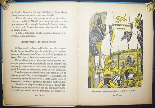 Leaf, El toro Ferdinando - 1941 - First spanish Edition - W. Disney