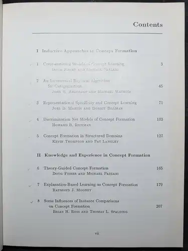 Fisher, Douglas H. Concept formation - 1991 KÜNSTLICHE INTELLIGENZ KYBERNETIK