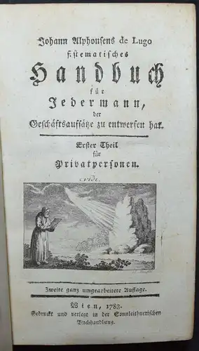 LUGO, SISTEMATISCHES HANDBUCH FÜR JEDERMANN - 1783