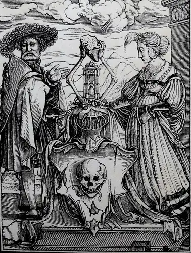 TOTENTANZ – Montaiglon, L’alfabeto della morte di HANS HOLBEIN -1856 PRIVATDRUCK