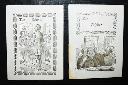 Originelles KARTENSPIEL  um 1900 – Gänse-Dieb 