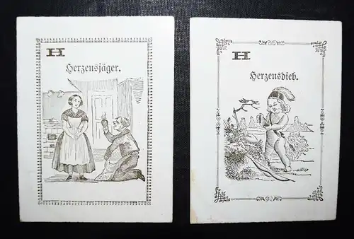 Originelles KARTENSPIEL  um 1900 – Gänse-Dieb