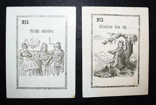 Originelles KARTENSPIEL  um 1900 – Gänse-Dieb 