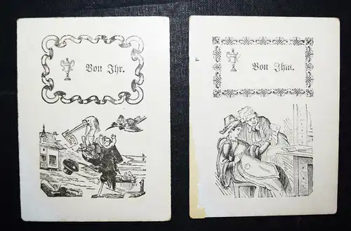 Originelles KARTENSPIEL  um 1900 – Gänse-Dieb 