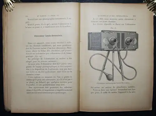 Widmung / Envoi: Albert Londe - La photographie instantanée - Erstausgabe 1886