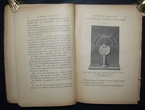 Widmung / Envoi: Albert Londe - La photographie instantanée - Erstausgabe 1886