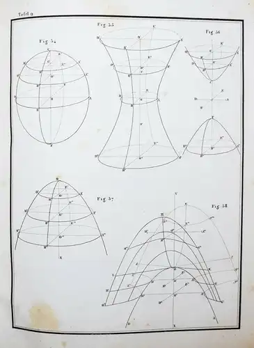 Leroy, Die darstellende Geometrie - 1838 ERSTE AUSGABE - MATHEMATIK MATHEMATIQUE