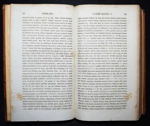 Pindarus. Pindari carmina - 1830 - ERSTE AUSGABE Altphilologie · Antike