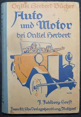 Fuhlberg-Horst, Auto und Motor bei Onkel Herbert - ca. 1925 - Automobil