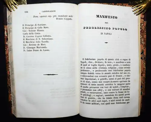 Giraffi. Masaniello. Rivoluzione di Napoli del 1647 NAPOLI ITALIEN STORIA