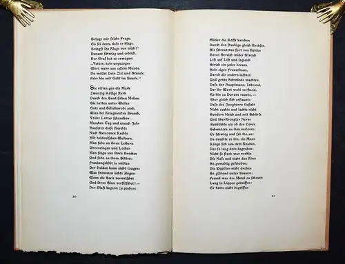 Borchardt, Der Durant - 1920 NUMMERIERT Eines von 635 Exemplaren - Lyrik