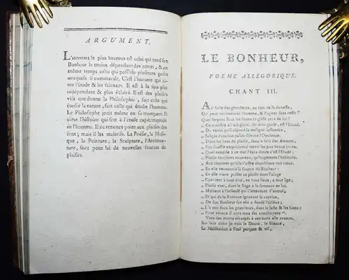 Helvetius. Le bonheur. Zweibrücken 1784