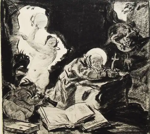 Adolf Hengeler - Phantasien - 1923 - Nummeriert - Jugendstil - Groteske Kunst