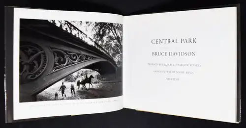 Davidson, Central Park - 1995 - FIRST EDITION - NEW YORK