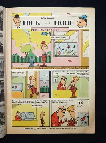 Harmon, Dick und Doof - ERSTAUSGABEN - COMICS - ZEICHENTRICK