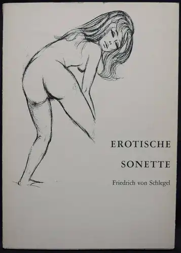 SCHLEGEL - EROTISCHE SONETTE 1969 - EROTIK - EROTIKA - KÖLN