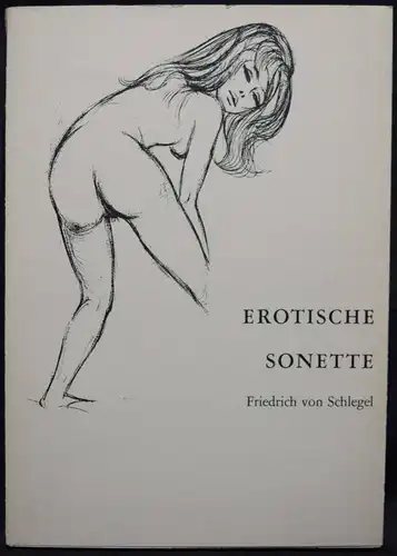 SCHLEGEL - EROTISCHE SONETTE 1969 - EROTIK - EROTIKA - KÖLN 