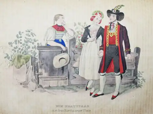 TRACHTEN Huhn, Universal-Lexikon vom Großherzogthum Baden Karlsruhe 1843 BADENIA