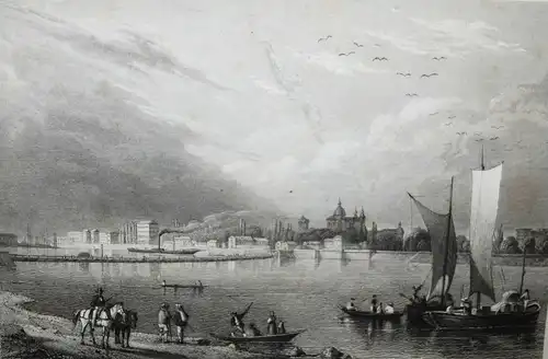 TRACHTEN Huhn, Universal-Lexikon vom Großherzogthum Baden Karlsruhe 1843 BADENIA