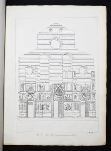 Florenz – Nelli, La Metropolitana Fiorentina Illustrata 1820 ITALIEN KIRCHENBAU