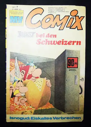 Goscinny u. Uderzo, Asterix bei den Schweizern SEHR SELTEN ! Comics Zeichentrick