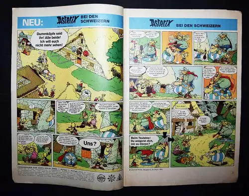 Goscinny u. Uderzo, Asterix bei den Schweizern SEHR SELTEN ! Comics Zeichentrick