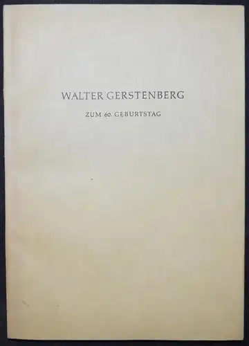 Dadelsen, Festschrift Walter Gerstenberg. Zum 60. Geburtstag - Mozart