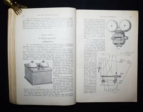 TELEKOMMUNIKATION - Wietlisbach - Handbuch der TELEPHONIE - Erstausgabe 1899