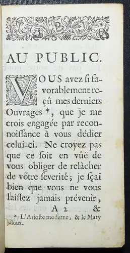 Le galant nouveliste - Gillot de Saintonge - Zweite Ausgabe 1712 - Barock