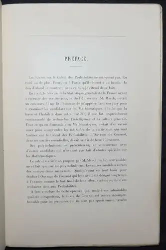 Carvallo, Le Calcul des probabilités et ses applications - Mathematik
