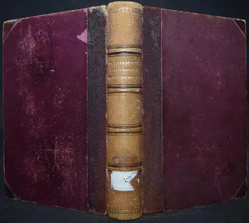 Hammer, Lehrbuch der ebenen und sphärischen Trigonometrie - 1897 MATHEMATIK