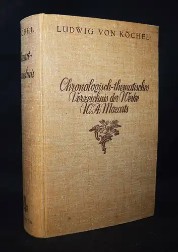 MOZART - Köchel - Chronologisch-thematisches Verzeichnis - 1937 - WERKE