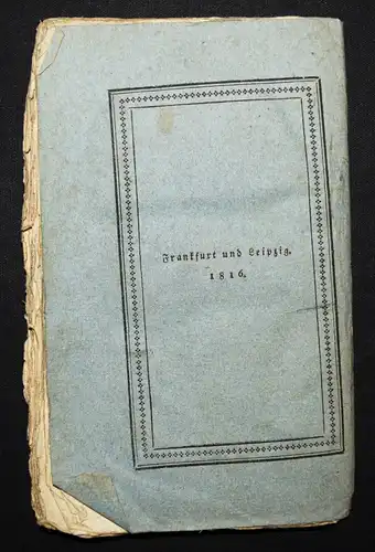 Napoleon – Kurze Lebensbeschreibung Napoleon Buonaparte’s 1816 NAPOLEONICA