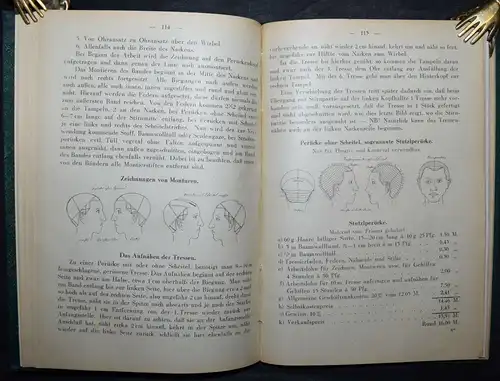 Schmitt, Berufskunde für Friseure und Perücken-macher - Haare - 1926